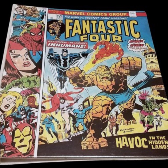 Vintage 1975, Fantastic Four comic, Mead,  Binder - Picture 1 of 6